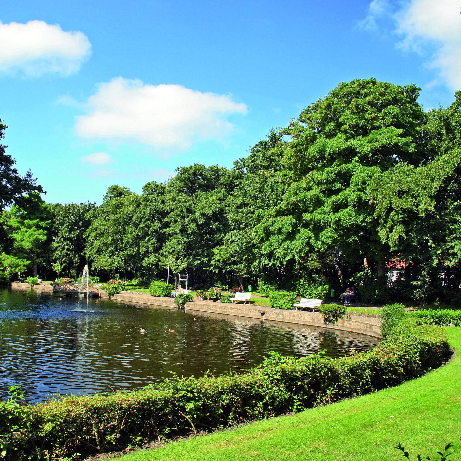Kurpark an der Napoleonschanze